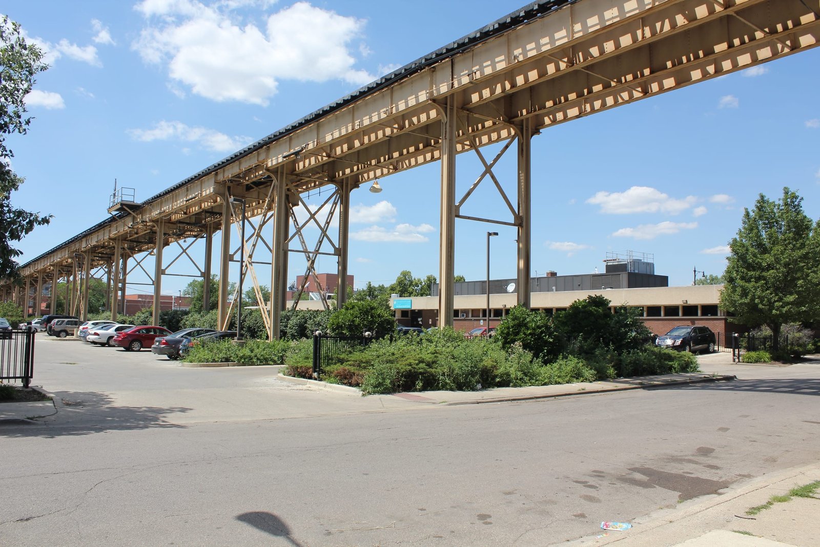 Looking west from bridge
